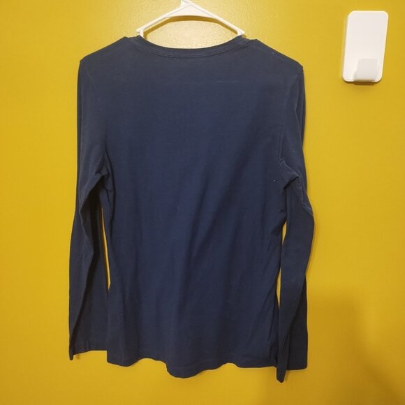 Nike University of Nevada Wolf Pack Long Sleeve Cotton Slim Fit T Shirt L - Picture 5 of 5